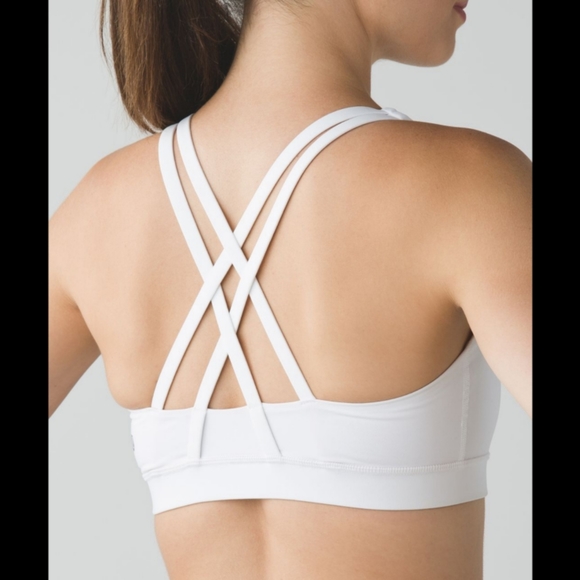 Lululemon energy bra white